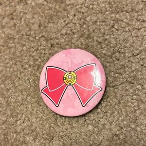 Pink Sailor Moon Button Pin
